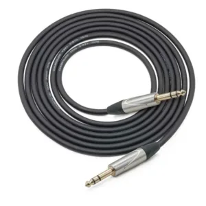 6.35 TRS to 6.35 TRS Microphone Cable CM011-6.35TRS-6.35TRS